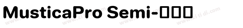 MusticaPro Semi字体转换